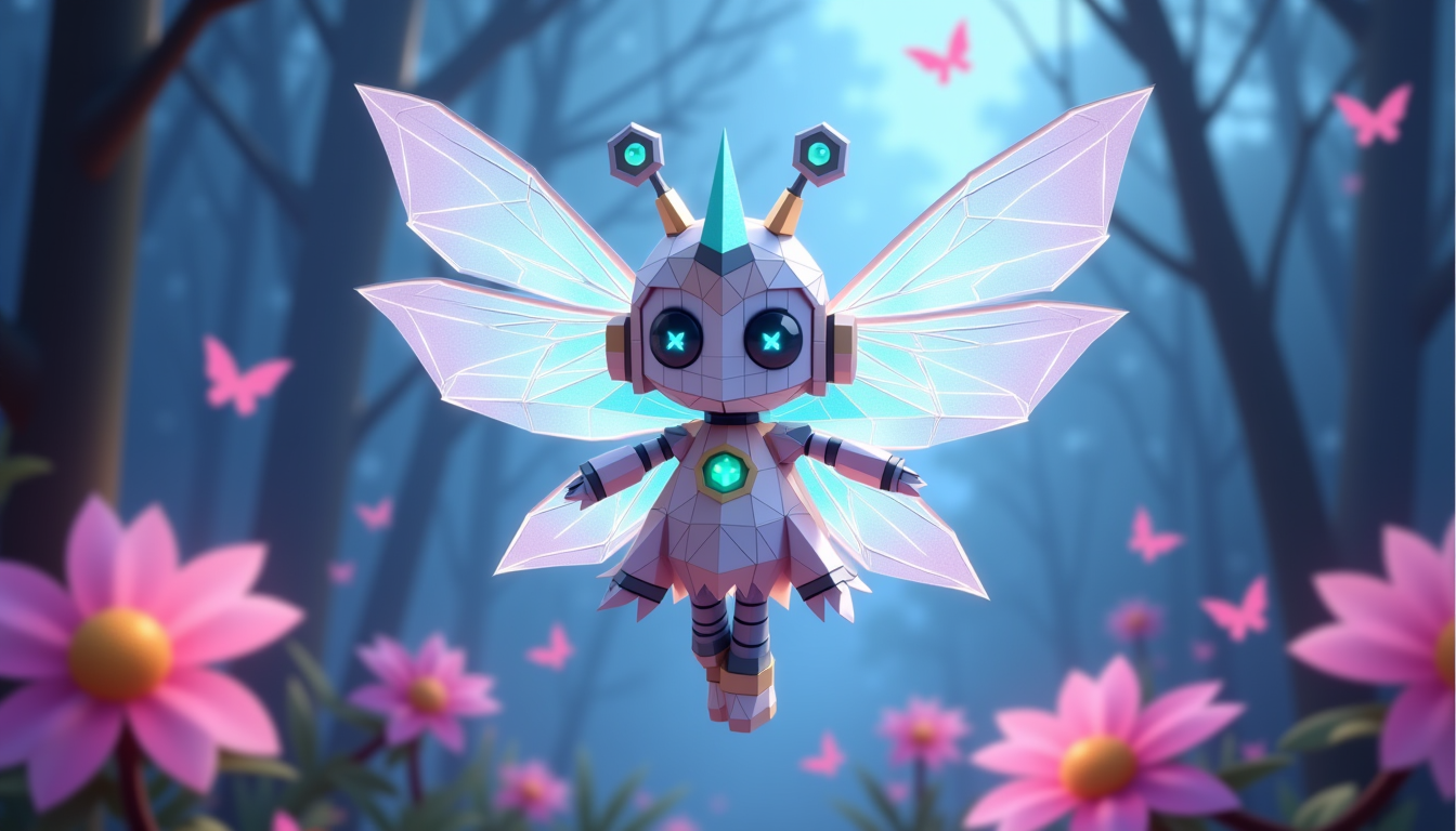 Meet Elvoria the Fey: Guardian of Light in the Digi 995 Universe 🌿