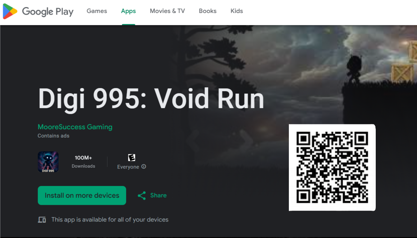 Enter the Void: MooreSuccess Gaming Unleashes Digi 995: Void Run on Google Play