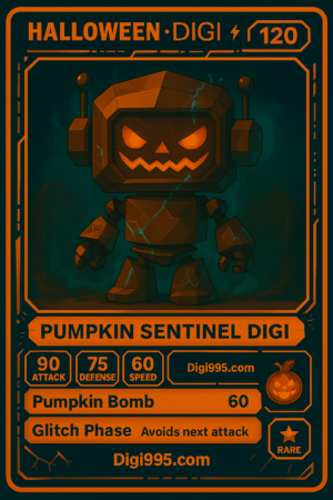 Pumpkin Sentinel Digi – (Spookyverse NFT)