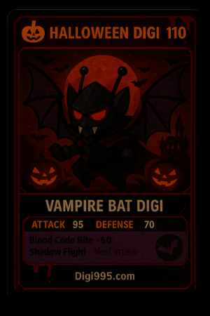 Vampire Bat Digi – (Spookyverse NFT)