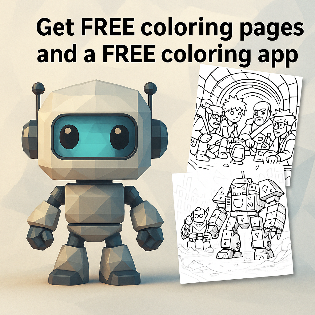 Welcome to the Digiverse: Unlock Free Coloring Pages + a Free Coloring App 🎨