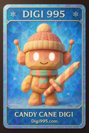 Candy Cane Digi Candy Cane Digi – Christmas Chronicles NFT (Limited Edition Digital Collectible)